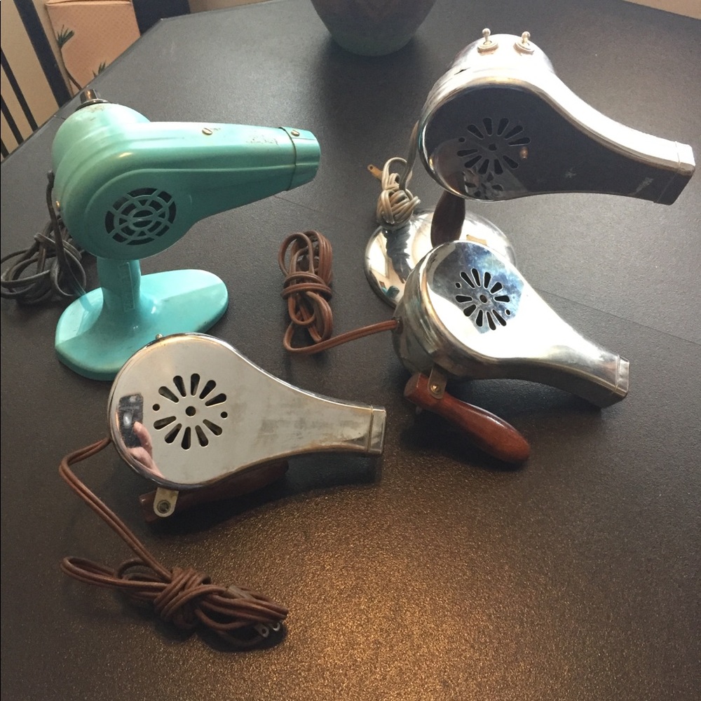 Vintage hair dryers
